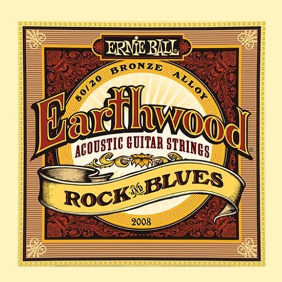 Струны для акустической гитары 10-52 ERNIE BALL P02008 Earthwood 80/20 Bronze Rock&Blues