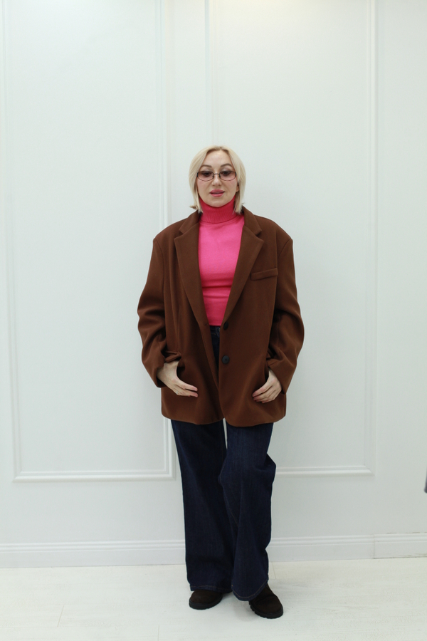 Водолазка цвет фуксия, Италия