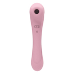 Нежно-розовый двусторонний стимулятор Daisy Massager - 20,2 см. (Цвет: нежно-розовый)