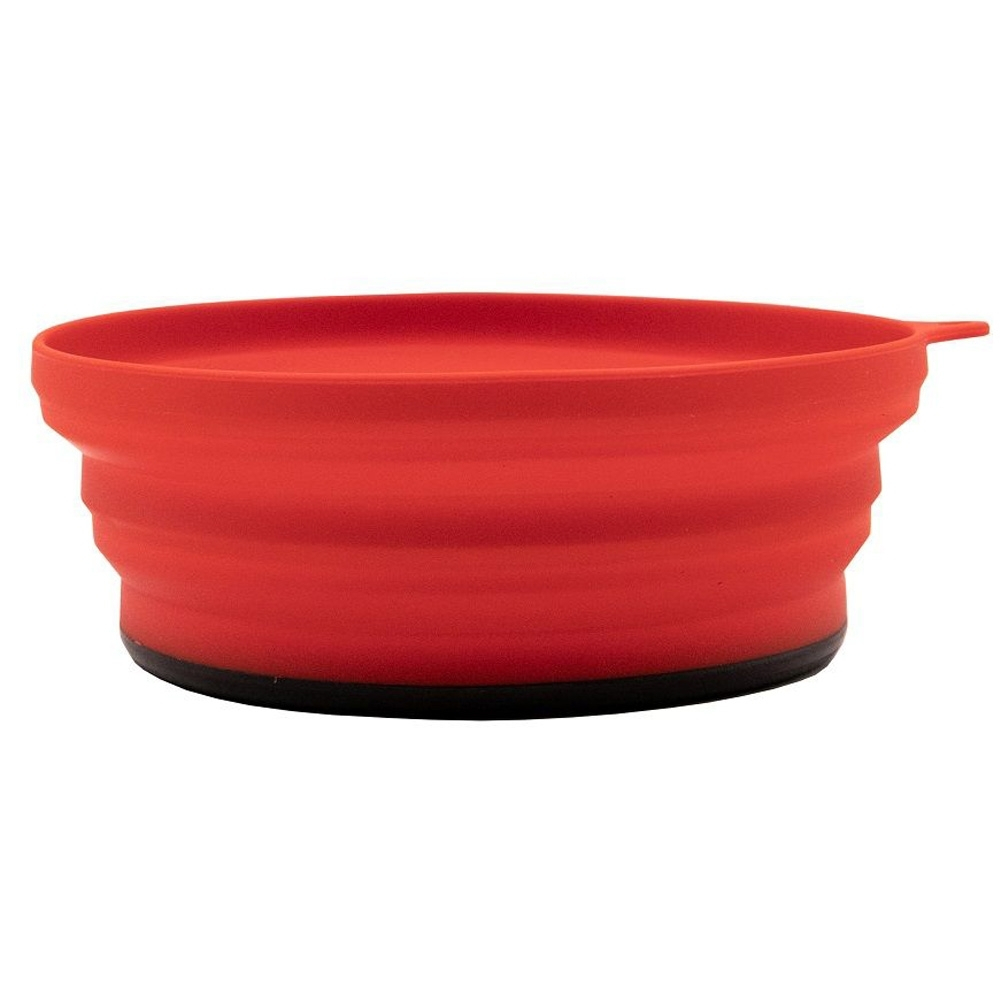 Tramp Тарелка силиконовая с пластиковым дном 550 мл, TRC-123, терракотовый
