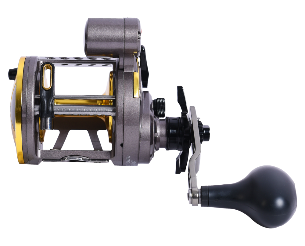 Катушка мультипликаторная Black Side TROLL PRO 300L (лев. рука)