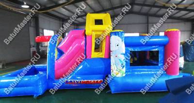 Детский надувной батут "Цирковой слоник"