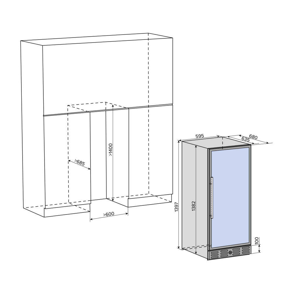 Винный шкаф Libhof Sommelier SO-127 Silver