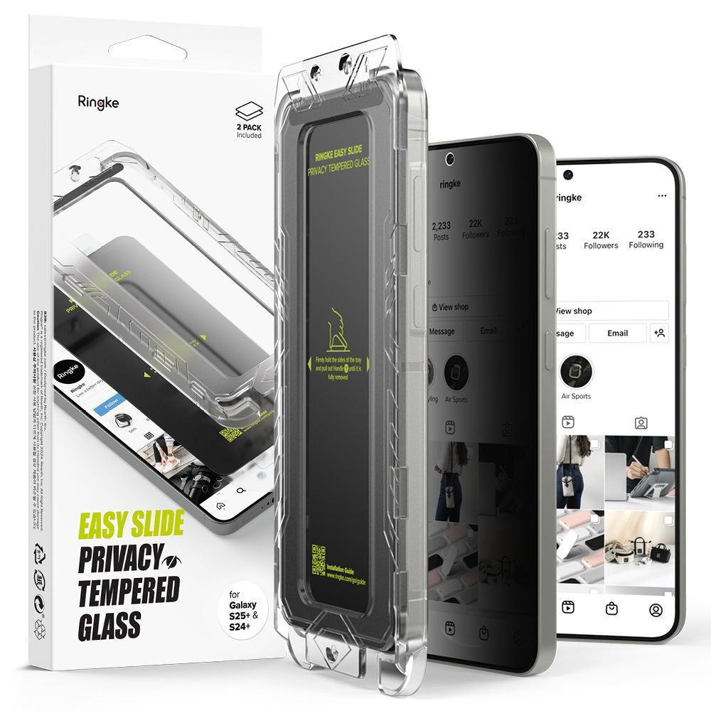 СТЕКЛО RINGKE EASY SLIDE 2-PACK GALAXY S25+ PLUS PRIVACY