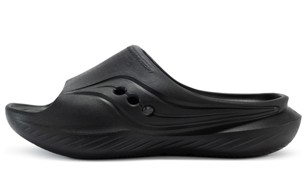 Saucony Cradle Skeleton Slide Slippers Unisex Black