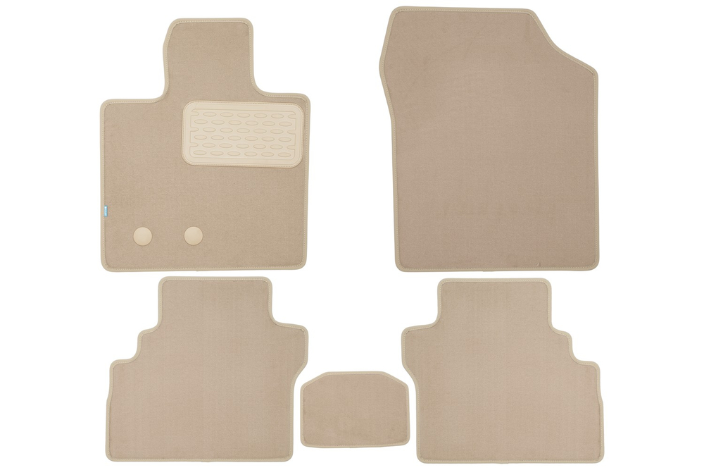 Коврики в салон для МОСКВИЧ 3е 2023- внедорожник , 5шт. (текстиль, бежевые) KLEVER0412300222112KH