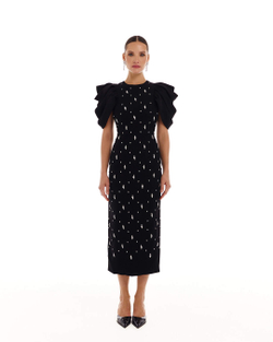 Платье Le Lac (Ле Лак) с выш. черное