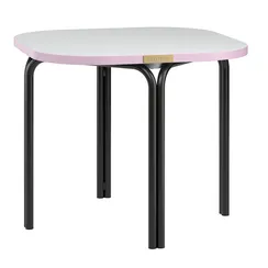 Столик кофейный ror, 50х50 см, черный/серый/розовый