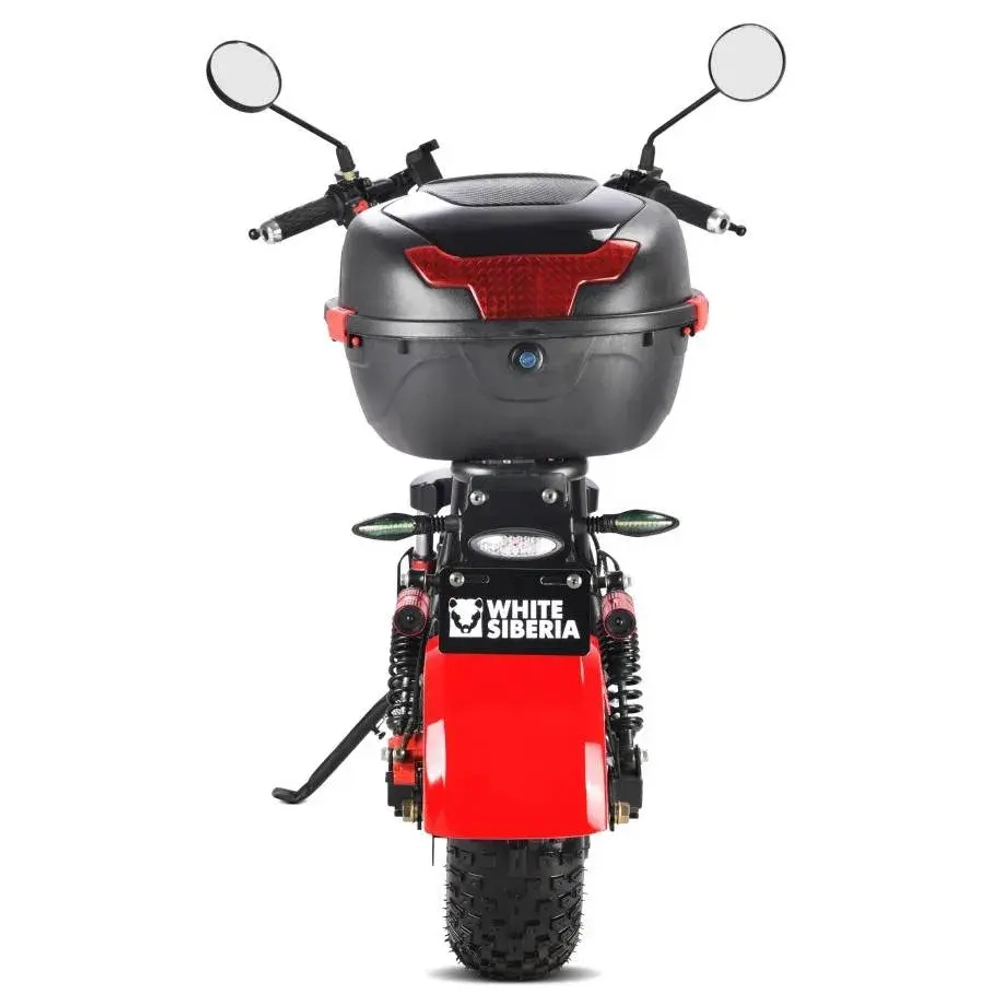 Электроскутер WHITE SIBERIA MINI R 2.0 1200W RED