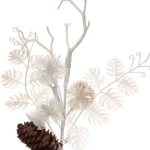 Ветка хвойная «Морозное утро» 31 см