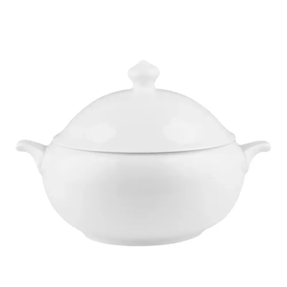 Супница 3 л d 25 см h22 см белая фарфор P.L. Proff Cuisine [1]