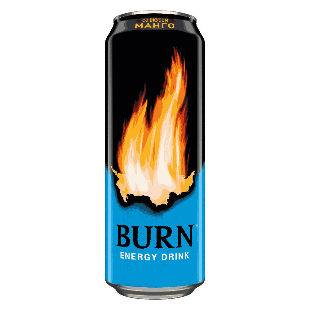 Энергетический напиток Burn Манго 330мл ж/б