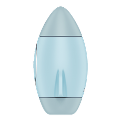 Вакуумный стимулятор клитора Satisfyer Mission Control, голубой