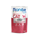 Влажный корм для стерилизованных кошек с телятиной Monge Cat Grill 0,085кг