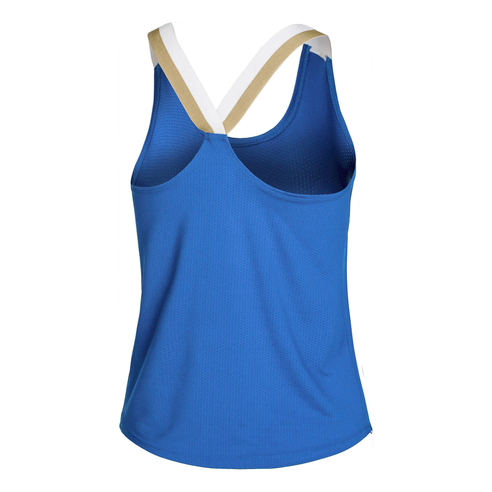 Женская теннисная майка Quiet Please Retro Serve & Volley Tank Top Women - Blue