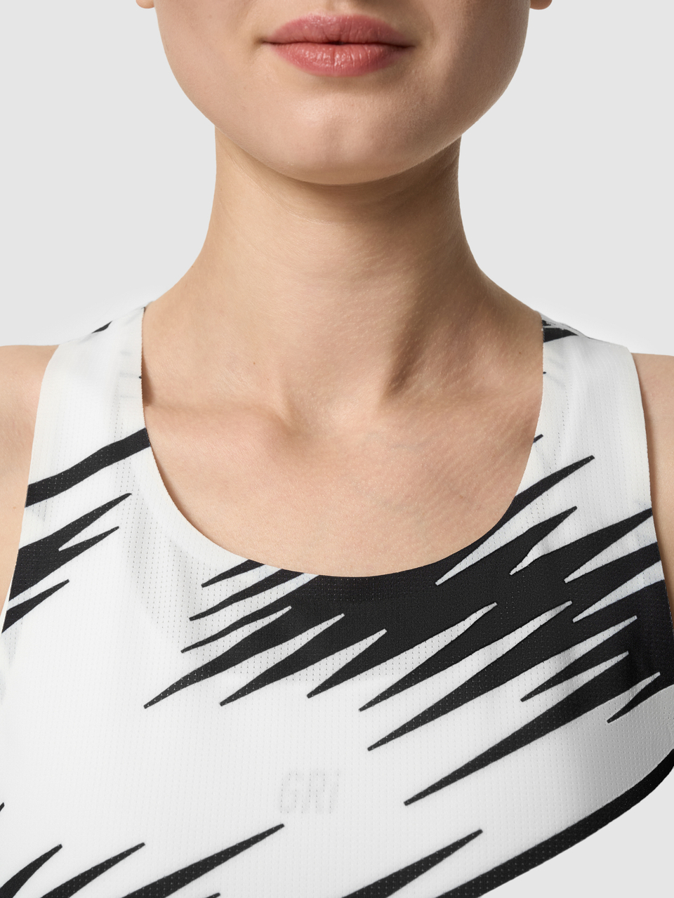 Майка женская Про 3.0 бело-чёрная