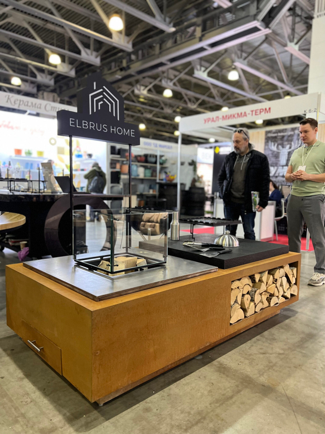 Стекло огнеупорное квадратное 1500 (Elbrus Grill)