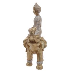 GAEM Фигурка декоративная "Будда на слоне", L14 W9 H23,5 см