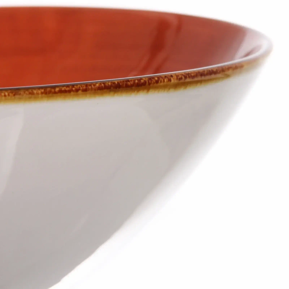 Салатник керамический «Corsica orange» 22*7см