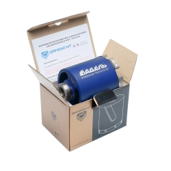 Алмазная коронка для подрозетников Diamond Hit DH-DE525 ∅68 / 72 / 82 мм с пылеудалением и микроударом