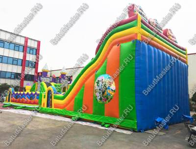 Надувной комплекс "Средневековье" 20*8*8 м