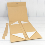 Коробка сборная 39х28х17.8 см на магнитах (Натуральный)