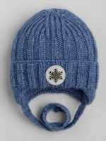 Шапка зимняя вязаная для малышей