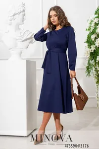 Платье 3176-синий Minova