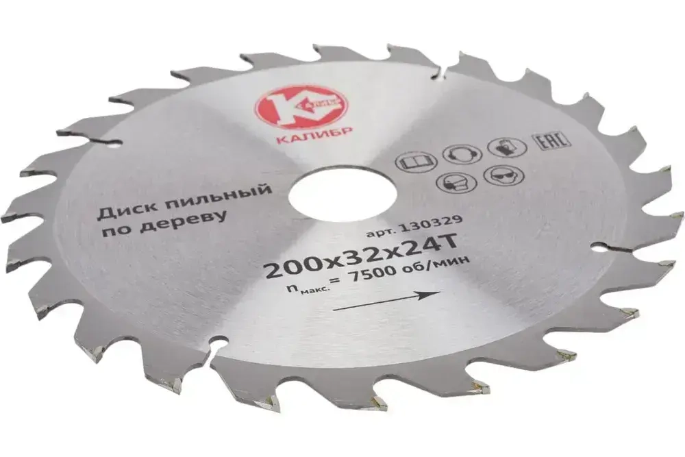 Калибр Диск пильный 200 x 32; 30 зуб.