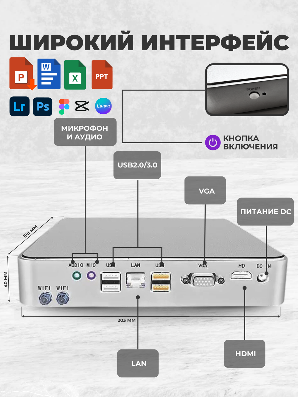 Мини Компьютер i5
