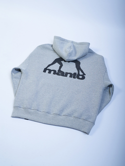 Худи MANTO LABEL OVERSIZE серая