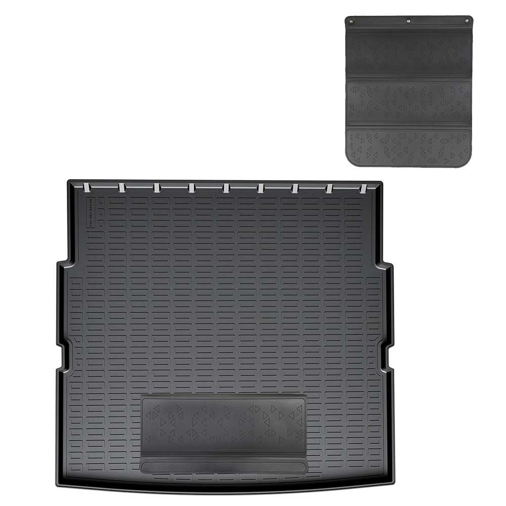 Коврик в багажник Norplast для Peugeot 3008 III 2023-, Черный, с фартуком, арт.NPA00-T64-331-APP