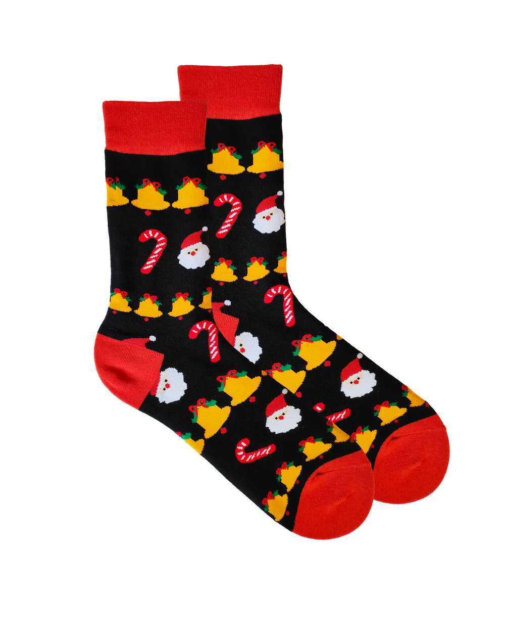 Носки НГ р.40-45 "Happy NY" Колокольчики