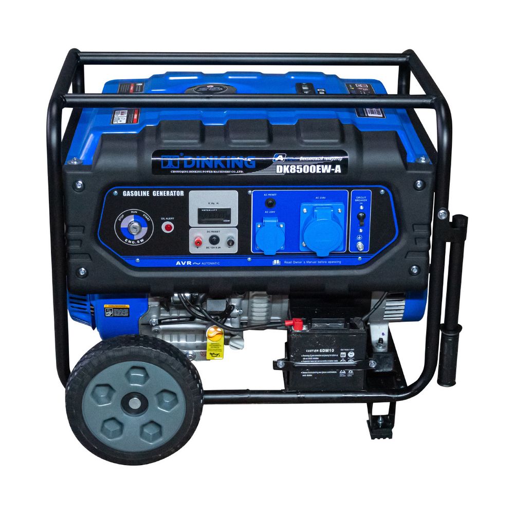 Генератор бензиновый Dinking DKA8500EW - [7.8 кВт / 220V] эл. пуск