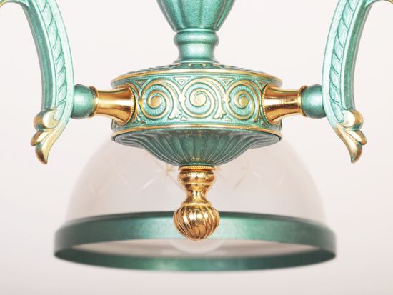 Потолочная люстра Reccagni Angelo PL.7222/3 GREEN