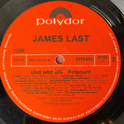 Винтажная виниловая пластинка LP James Last Джеймс Ласт Und Jetzt Alle (Germany 1978)
