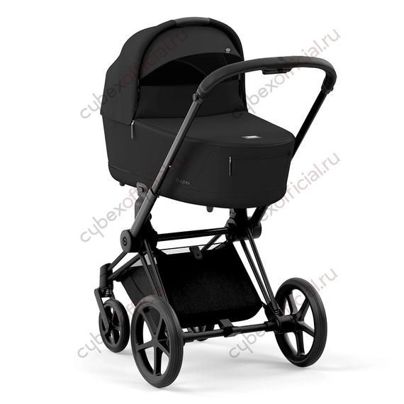 Коляска для новорожденных Cybex Priam IV Sepia Black шасси Matt Black