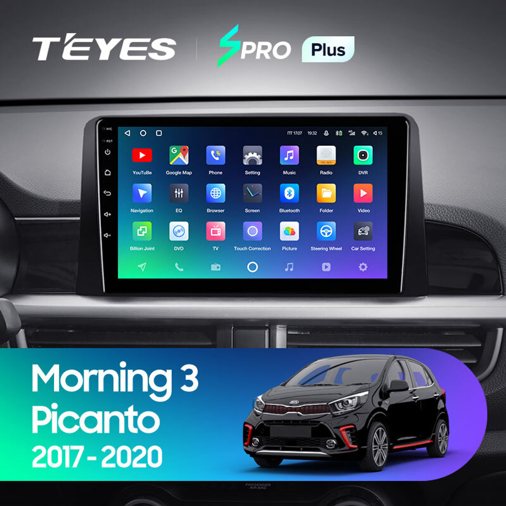 Teyes SPRO Plus 9" для Kia Morning 2017-2020