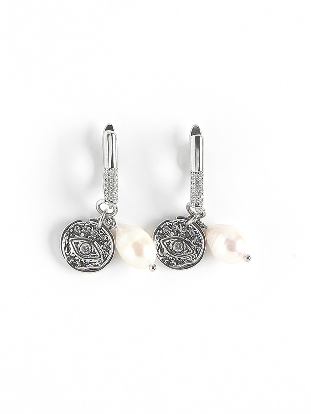 Серьги "Eye royal" Silver