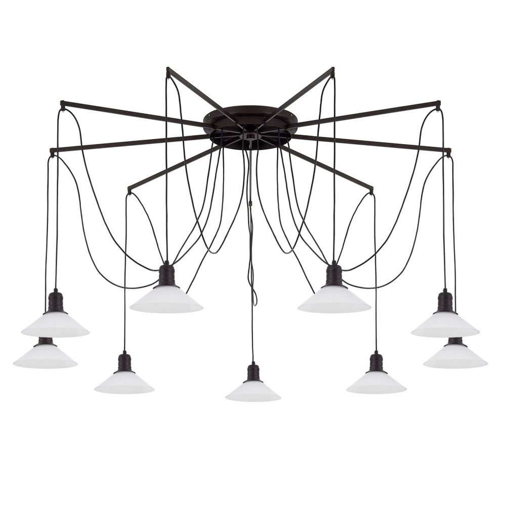 Citilux Эдисон CL451292 Люстра паук Венге