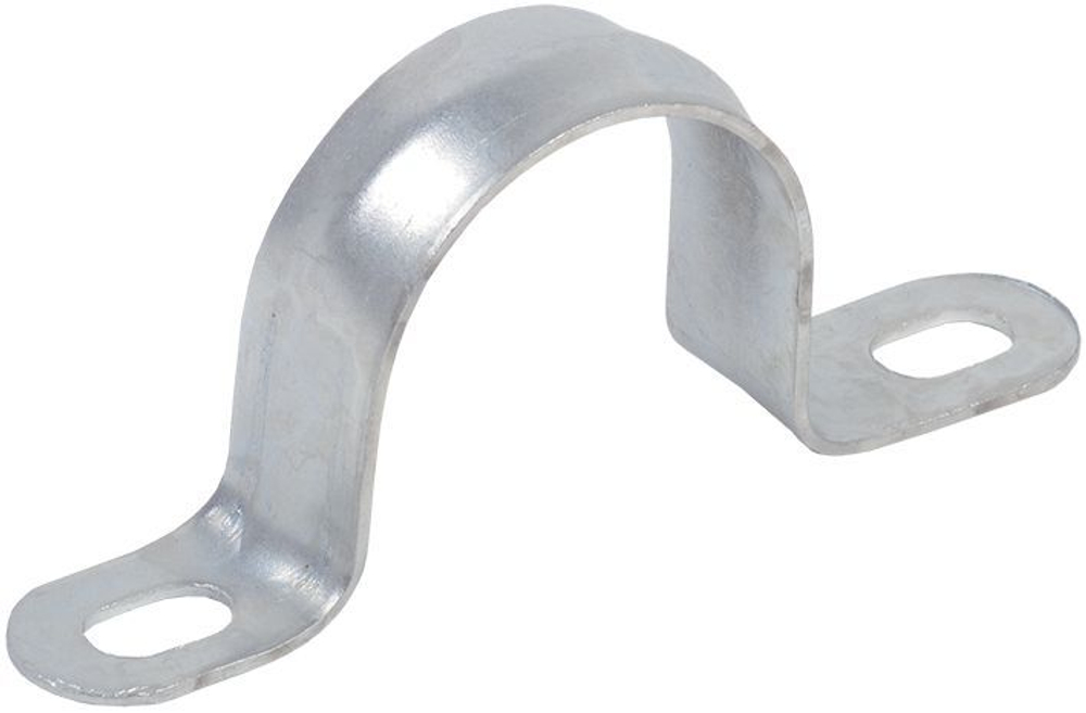 Скоба крепежная двухлапковая d25-26мм метал. IEK CMAT11-25-100