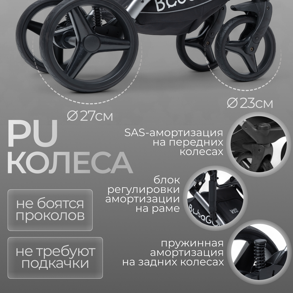 Модульная коляска BubaGO Rosano 3в1