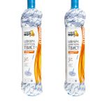 Швабра для пола Рыжий кот MopM6 Твист, насадка из микрофибры, 54268