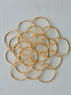 Набор колец металлических 7 см, 20 шт