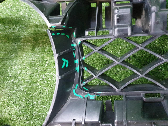 Решетка радиатора Mercedes GLK X204 (2012-2015)