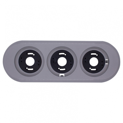 Рамка 3-х постовая, пластик, цвет Титан BF1-630-26