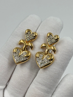 Клипсы с сердечками Nina Ricci