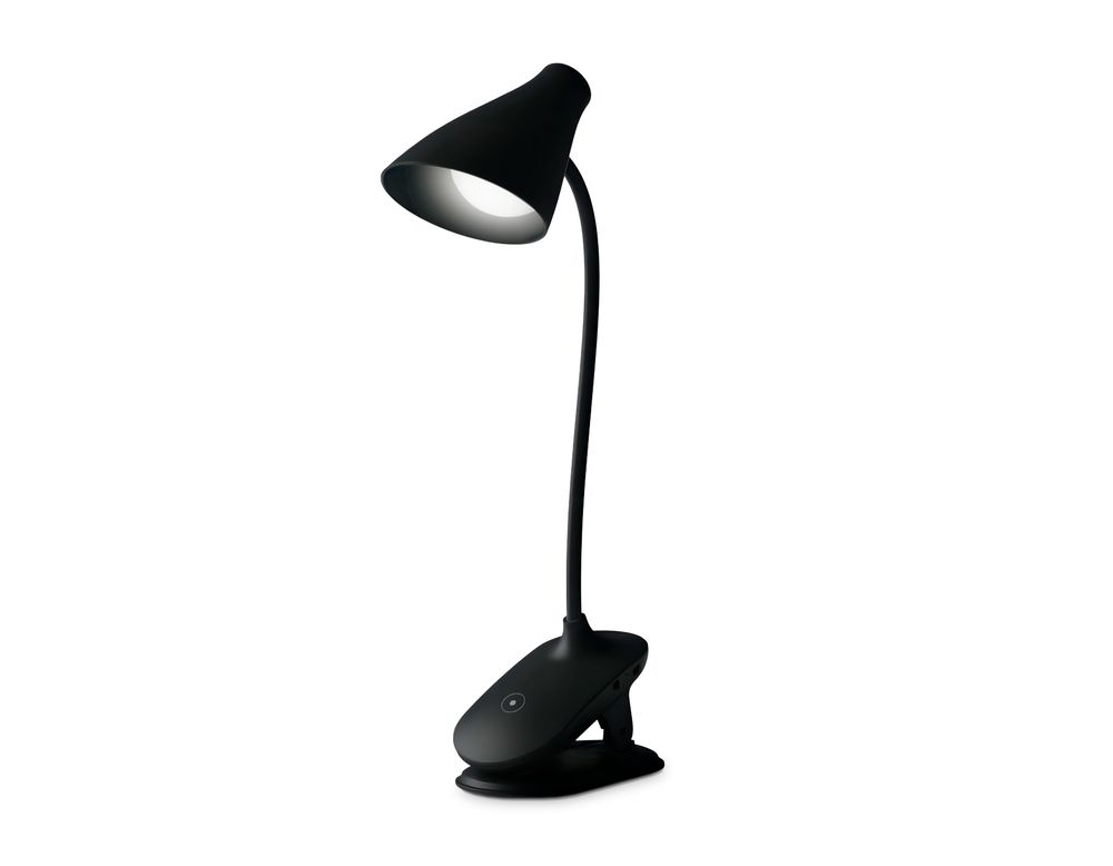 Светильник светодиодный настольный DE707 BK черный LED 3000-6000K 4W