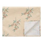 Дорожка на стол из хлопка с графичным принтом Обед рябинника Russian North, 45х150 см