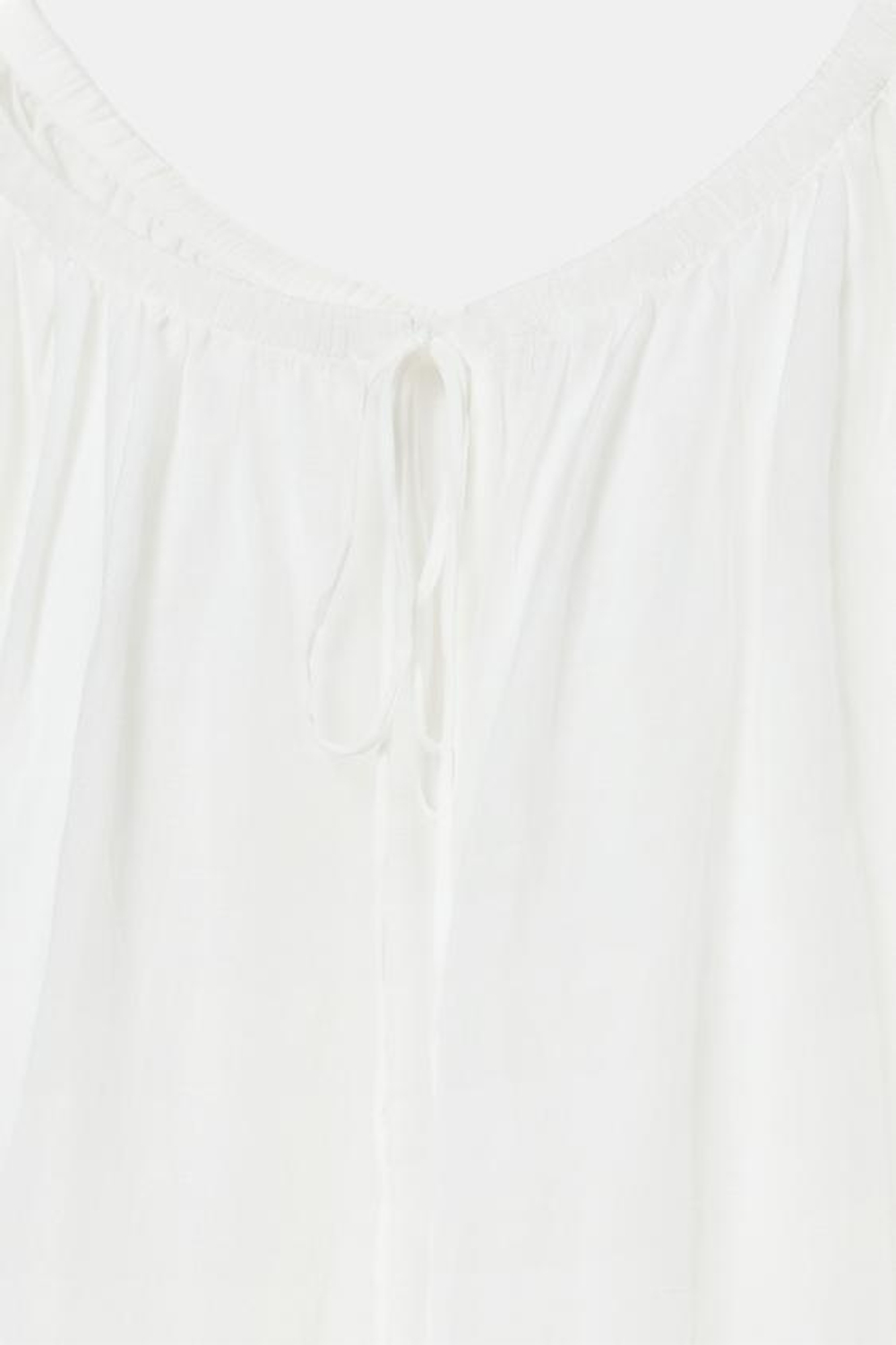 ZARA БЛУЗА ИЗ ЛЬНА — ZW COLLECTION, БЕЛЫЙ